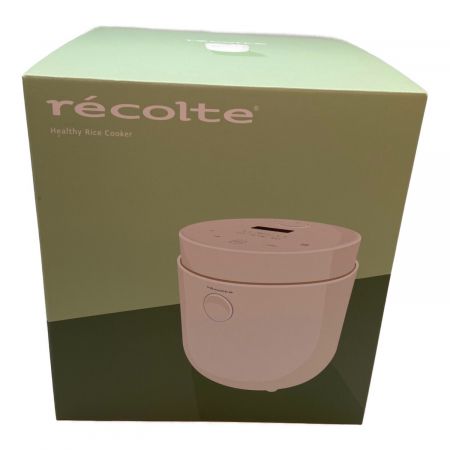 recolte (レコルト) ヘルシーライスクッカー RHR-1 (W) 3.5合 程度S(未使用品) 未使用品