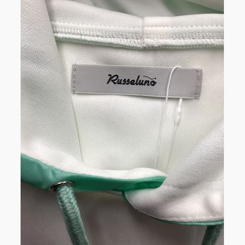 RUSSELUNO (ラッセルノ) ゴルフウェア(トップス) ゴルフパーカー ピンク×ホワイト×グリーン 未使用品