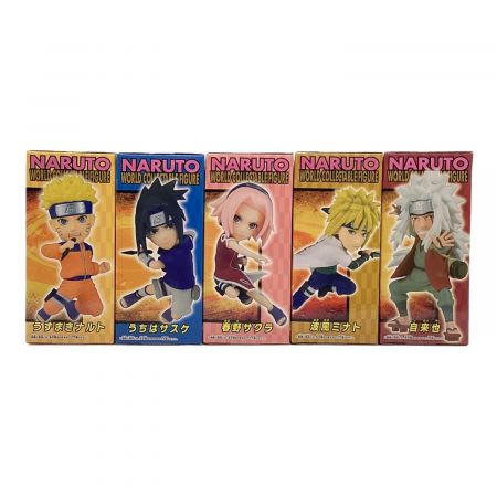 フィギュア 全5種セット 「NARUTO-ナルト-」 ワールドコレクタブルフィギュア