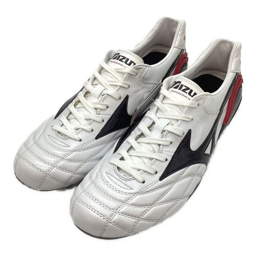 MIZUNO (ミズノ) サッカースパイク メンズ SIZE 28.5cm ホワイト MORELIA WAVE 12KP90109