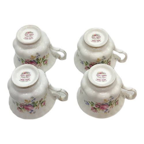 ROYAL ALBERT (ロイヤルアルバート) カップ&ソーサー モスローズ 4Pセット