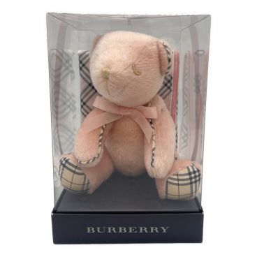 未使用 バーバリー ノバチェック柄 くま ぬいぐるみ テディベア