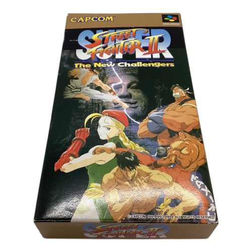 CAPCOM (カプコン) スーパーファミコン用ソフト 箱・説明書付属 動作確認済み STREET FIGHTER Ⅱ The New Challengers -