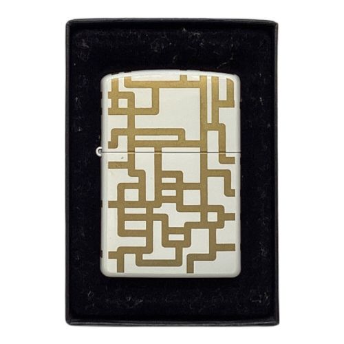 ZIPPO 布袋寅泰 ホワイト×ゴールド 箱付 2005年製