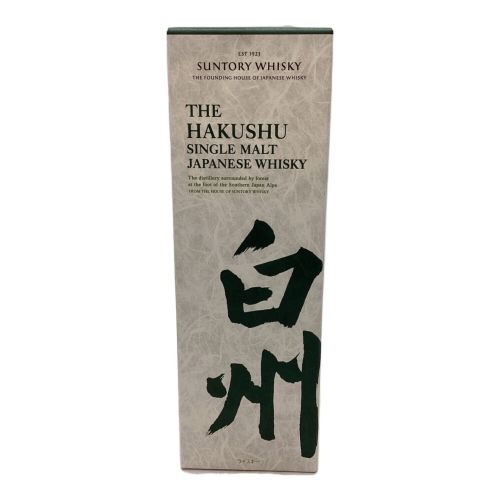 サントリー ジャパニーズウィスキー 700ml 箱付 白州 現行ボトル 未開封