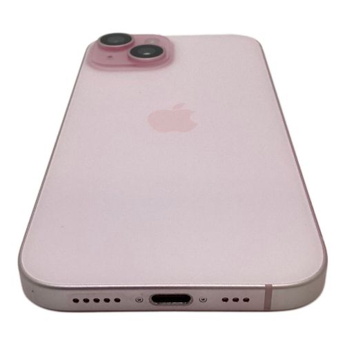 Apple iPhone15 MTMP3J/A サインアウト確認済 356258485209872 ー SIM FREE 修理履歴無し 256GB バッテリー:Sランク(100%) 程度:Aランク iOS Blancco社データ消去済み