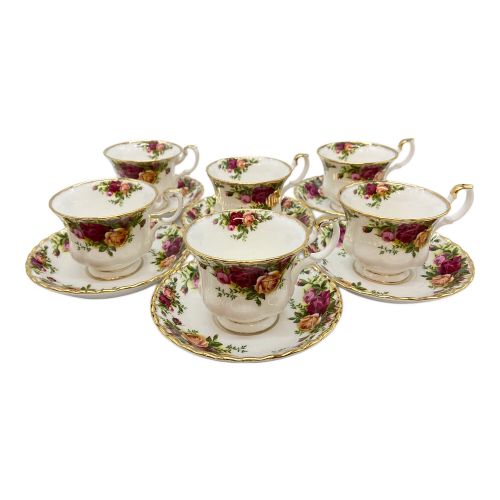 ROYAL ALBERT (ロイヤルアルバート) カップ&ソーサー オールドカントリーローズ 6Pセット