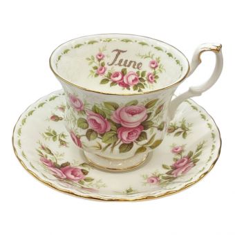 ROYAL ALBERT (ロイヤルアルバート) カップ&ソーサー June ローズ フラワー・オブ・ザ・マンス
