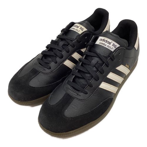 adidas (アディダス) ゴルフシューズ メンズ SIZE 27cm ブラック×ホワイト SAMBA GOLF 675601