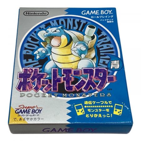 ポケットモンスター 青 初代ポケットモンスター 青 ゲームボーイ ブルーの通販 ショップ