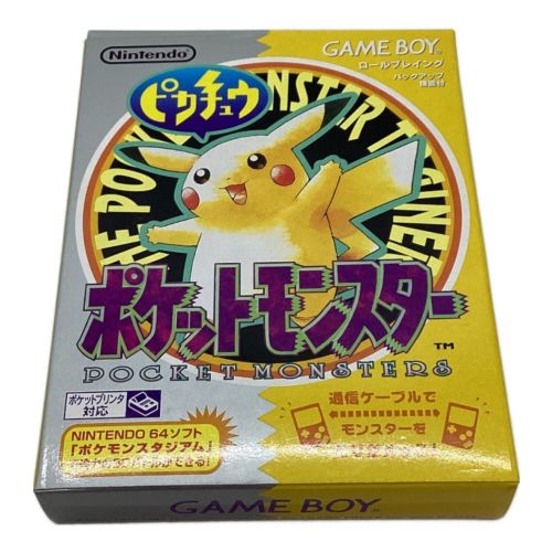 Nintendo (ニンテンドー) ゲームボーイ用ソフト 4902370503609 ポケットモンスター ピカチュウ -