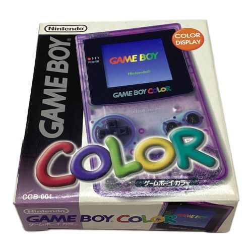 Nintendo (ニンテンドー) GAMEBOY COLOR 4902370503739 CGB-001 動作確認済み C11326216