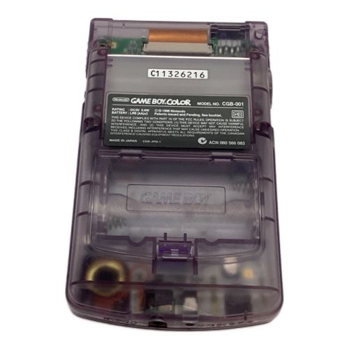 Nintendo (ニンテンドー) GAMEBOY COLOR 4902370503739 CGB-001 動作確認済み C11326216