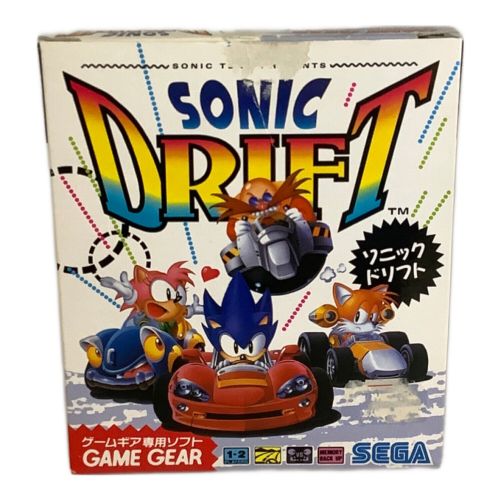 SEGA (セガ) ゲームギア用ソフト SONIC DRIFT -