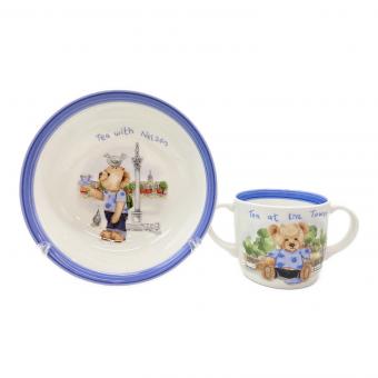 Wedgwood (ウェッジウッド) カップ・プレートセット ロンドンベア