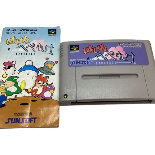 SUNSOFT (サンソフト) スーパーファミコン用ソフト はしれへべれけ -