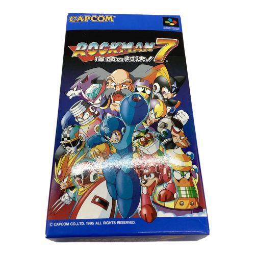 CAPCOM (カプコン) スーパーファミコン用ソフト ROCKMAN7 宿命の対決 -