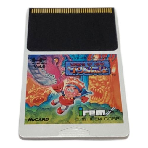 irem (アイレム) PCエンジン用ソフト LEGEND OF HERO TONMA -