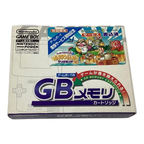 Nintendo (ニンテンドウ) GBメモリカートリッジ ※内蔵ソフトはバブルボブルジュニア/ストリートファイター2/バルーンファイトGB
