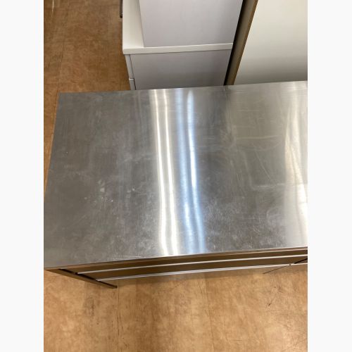 キッチンカウンター ダークブラウン 左側面穴有 スライド台