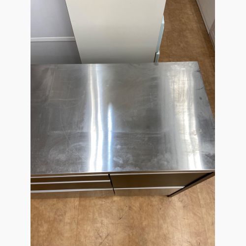 キッチンカウンター ダークブラウン 左側面穴有 スライド台