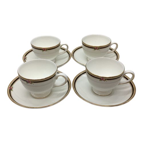 Wedgwood (ウェッジウッド) カップ&ソーサー クリオ(ライン) 4Pセット
