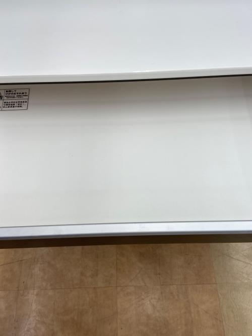 ニトリ レンジボード ダークブラウン×ホワイト 2枚スライド扉