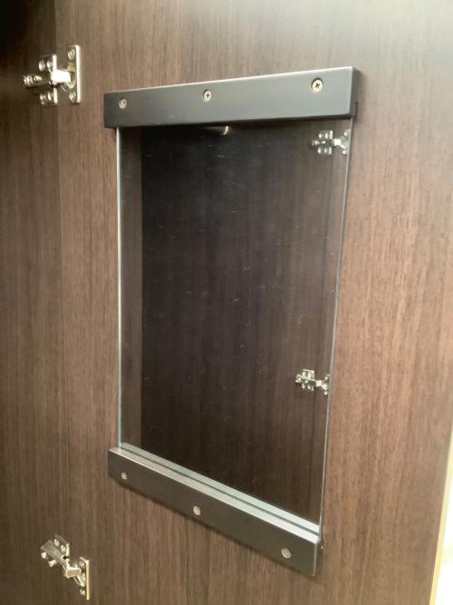 三幸ジャパン (サンコウジャパン) ワードローブ ナチュラル×ダークブラウン 20 2枚扉 2段引き出し BISCUIT 80 FUKU