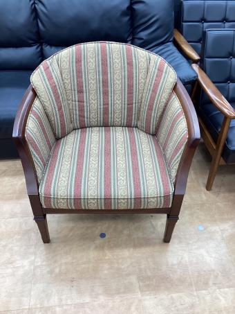 MARUNI (マルニ) 洋風チェア ブラウン×レッド 地中海ニースⅡ アームチェア 1人掛け 4096-01-3289