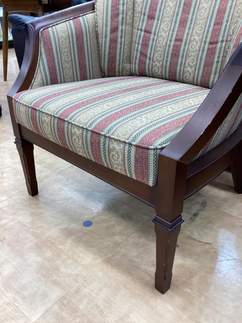 MARUNI (マルニ) 洋風チェア ブラウン×レッド 地中海ニースⅡ アームチェア 1人掛け 4096-01-3289