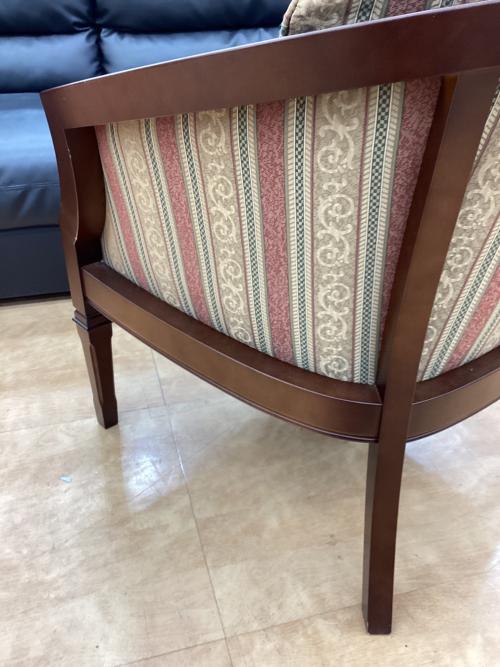 MARUNI (マルニ) 洋風チェア ブラウン×レッド 地中海ニースⅡ アームチェア 1人掛け 4096-01-3289