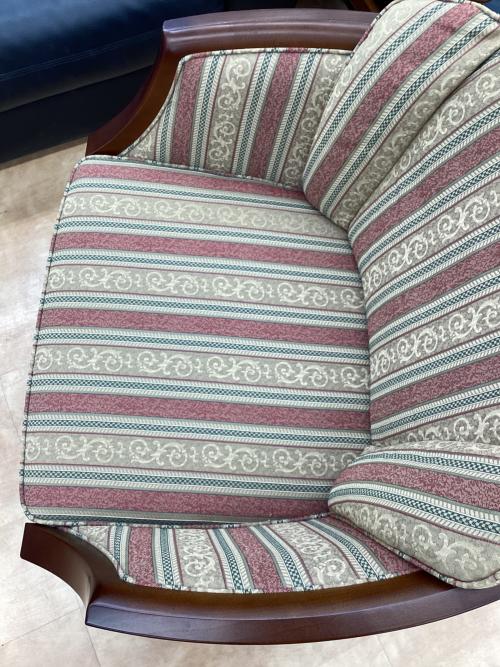 MARUNI (マルニ) 洋風チェア ブラウン×レッド 地中海ニースⅡ アームチェア 1人掛け 4096-01-3289