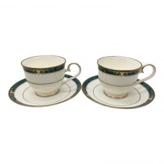 Noritake (ノリタケ) カップ&ソーサー エセックスコート 2Pセット