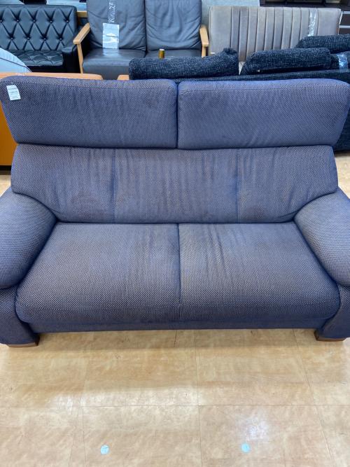 karimoku (カリモク) 2人掛けソファー グレー×ブルー 42 ファブリック