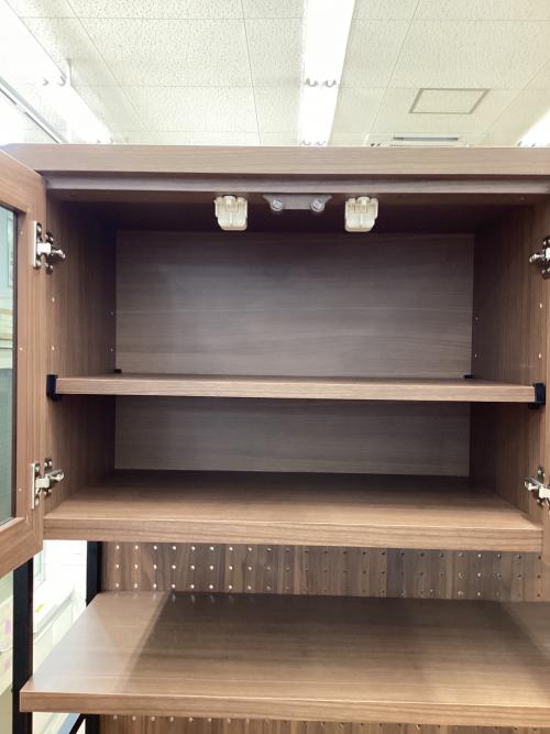 レンジボード ブラウン ソフトクローズ・モイス加工・3枚扉