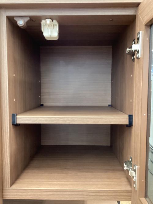 レンジボード ブラウン ソフトクローズ・モイス加工・3枚扉