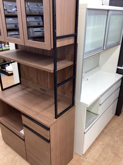 レンジボード ブラウン ソフトクローズ・モイス加工・3枚扉