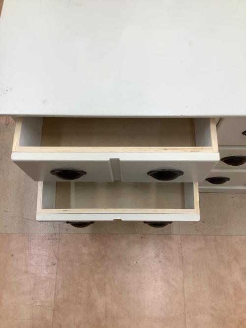 関家具 (セキカグ) ローチェスト ホワイト 155 3×4 メリッサ