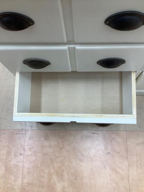 関家具 (セキカグ) ローチェスト ホワイト 155 3×4 メリッサ