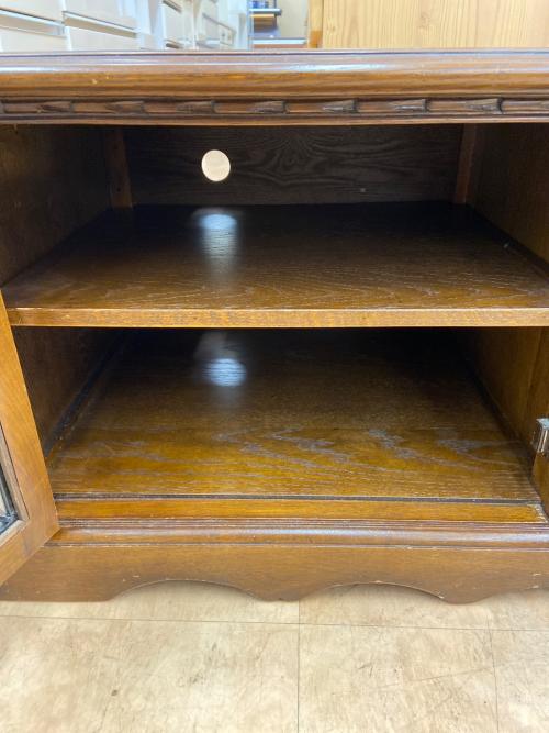 Oak Furniture アンティーク調AVボード ブラウン 2枚扉 Antique Reproduction