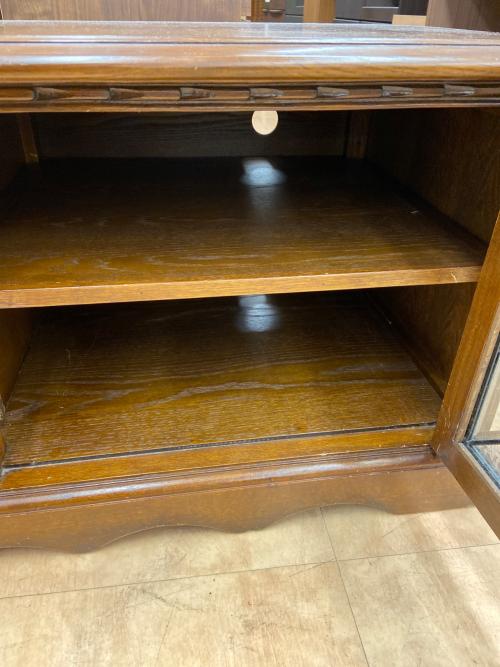 Oak Furniture アンティーク調AVボード ブラウン 2枚扉 Antique Reproduction