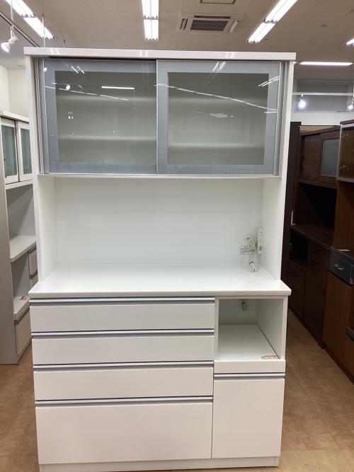 ニトリ 2枚扉レンジボード ホワイト 288