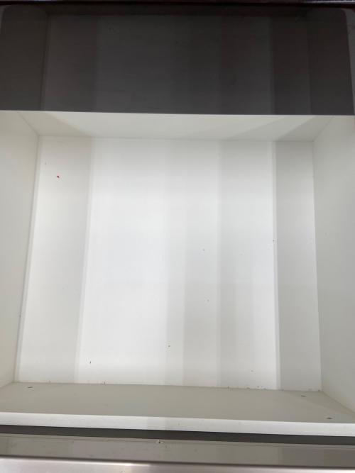 ニトリ キッチンボード ブラウン×ホワイト アルミナ2