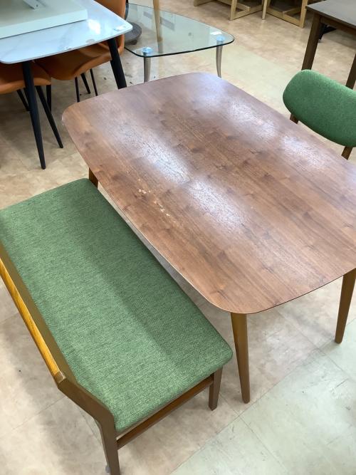 ダイニング3点セット ナチュラル×グリーン 312