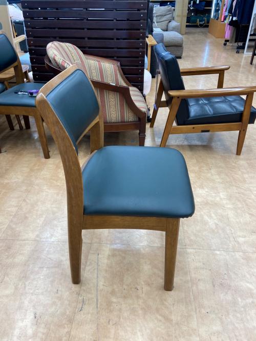 shirakawa (シラカワ) ダイニングチェアー グリーン S-280/人工革張り 1人掛け