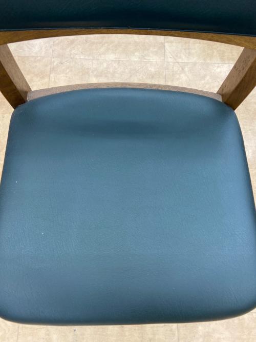 shirakawa (シラカワ) ダイニングチェアー グリーン S-280/人工革張り 1人掛け