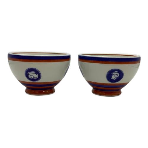 深川製磁 (フカガワセイジ) 丼セット 月見うさぎ