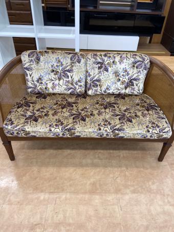 MARUNI (マルニ) 2人掛けソファー ブラウン×パープル×ベージュ 308 地中海