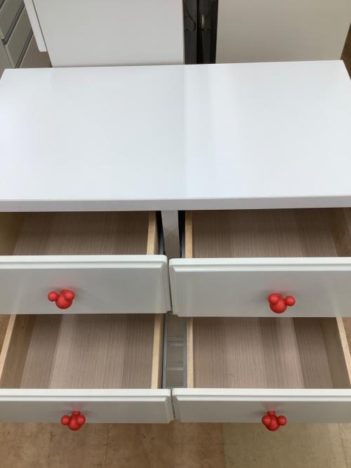 チェスト ホワイト ディズニー 6段