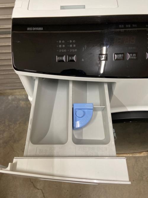 IRIS OHYAMA (アイリスオーヤマ) ドラム式洗濯乾燥機 8.0kg 5.0Kg HDK852Z-W クリーニング済 50Hz／60Hz